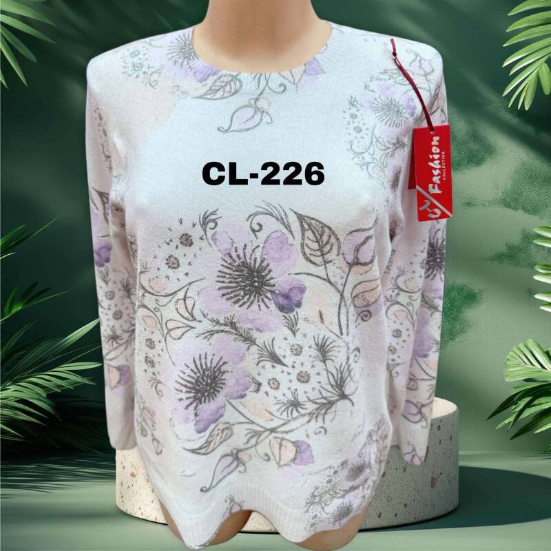 Swetry damskie Roz L-3XL. 1 kolor. Paczka 12 szt